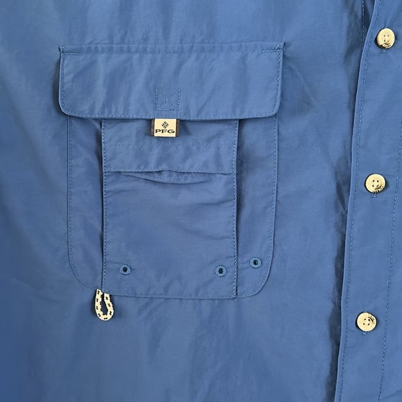 Columbia PFG Bahama Men’s Outdoor Vented Fishing Shirt Relaxed Fit UPF 50 - Picture 3 of 7